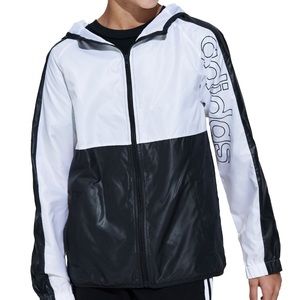 Adidas Big Boys Colorblocked Hooded Windbreaker